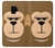 S2721 Cute Grumpy Monkey Cartoon Case For Samsung Galaxy S9