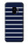 S2767 Navy White Striped Case For Samsung Galaxy S9
