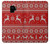 S2835 Christmas Reindeer Knitted Pattern Case For Samsung Galaxy S9