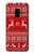 S2835 Christmas Reindeer Knitted Pattern Case For Samsung Galaxy S9