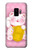 S3025 Pink Maneki Neko Lucky Cat Case For Samsung Galaxy S9