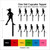TA0027 Peter Pan Silhouette Party Wedding Birthday Acrylic Cupcake Toppers Decor 10 pcs