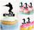 TA0101 Sniper Silhouette Party Wedding Birthday Acrylic Cupcake Toppers Decor 10 pcs