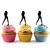 TA0225 Supermodel Silhouette Party Wedding Birthday Acrylic Cupcake Toppers Decor 10 pcs