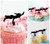 TA0233 Peter Pan Silhouette Party Wedding Birthday Acrylic Cupcake Toppers Decor 10 pcs