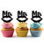 TA0245 Mrs Wedding Kiss Lip Silhouette Party Wedding Birthday Acrylic Cupcake Toppers Decor 10 pcs