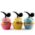 TA0255 Black Tobacco Pipe Silhouette Party Wedding Birthday Acrylic Cupcake Toppers Decor 10 pcs