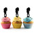 TA0284 Lovers Couple Kiss Silhouette Party Wedding Birthday Acrylic Cupcake Toppers Decor 10 pcs