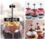 TA0307 Medieval Axe Silhouette Party Wedding Birthday Acrylic Cupcake Toppers Decor 10 pcs