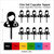 TA0357 Woman Doctor Physician Silhouette Party Wedding Birthday Acrylic Cupcake Toppers Decor 10 pcs