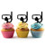 TA0420 Snorkel Silhouette Party Wedding Birthday Acrylic Cupcake Toppers Decor 10 pcs