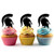 TA0425 Roman Spartan Sparta Helmet Silhouette Party Wedding Birthday Acrylic Cupcake Toppers Decor 10 pcs