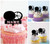 TA0479 Lemon Fruit Silhouette Party Wedding Birthday Acrylic Cupcake Toppers Decor 10 pcs