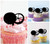 TA0479 Lemon Fruit Silhouette Party Wedding Birthday Acrylic Cupcake Toppers Decor 10 pcs
