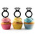 TA0493 Diamond Wedding Ring Silhouette Party Wedding Birthday Acrylic Cupcake Toppers Decor 10 pcs