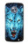 S0752 Blue Fire Grim Wolf Case For Motorola Moto X4