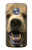 S0840 Grizzly Bear Face Case For Motorola Moto X4