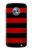 S2638 Black and Red Striped Case For Motorola Moto X4