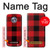 S2931 Red Buffalo Check Pattern Case For Motorola Moto X4