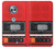 S3204 Red Cassette Recorder Graphic Case For Motorola Moto X4