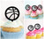 TA0521 Basketball Silhouette Party Wedding Birthday Acrylic Cupcake Toppers Decor 10 pcs