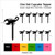 TA0555 Desert Scorpion Silhouette Party Wedding Birthday Acrylic Cupcake Toppers Decor 10 pcs