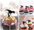TA0557 Dinosaur T-rex Tyrannosaurus Silhouette Party Wedding Birthday Acrylic Cupcake Toppers Decor 10 pcs
