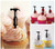 TA0586 Hammer Silhouette Party Wedding Birthday Acrylic Cupcake Toppers Decor 10 pcs