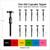 TA0586 Hammer Silhouette Party Wedding Birthday Acrylic Cupcake Toppers Decor 10 pcs