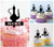 TA0599 Indian Jar Silhouette Party Wedding Birthday Acrylic Cupcake Toppers Decor 10 pcs