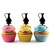 TA0602 Jar Silhouette Party Wedding Birthday Acrylic Cupcake Toppers Decor 10 pcs