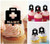 TA0612 Medical Bag Silhouette Party Wedding Birthday Acrylic Cupcake Toppers Decor 10 pcs