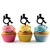 TA0624 Patient Silhouette Party Wedding Birthday Acrylic Cupcake Toppers Decor 10 pcs