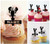 TA0632 Seafood Lobster Silhouette Party Wedding Birthday Acrylic Cupcake Toppers Decor 10 pcs