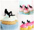 TA0635 Sexy Girl Silhouette Party Wedding Birthday Acrylic Cupcake Toppers Decor 10 pcs