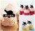 TA0640 Snail Silhouette Party Wedding Birthday Acrylic Cupcake Toppers Decor 10 pcs