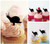 TA0640 Snail Silhouette Party Wedding Birthday Acrylic Cupcake Toppers Decor 10 pcs