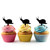 TA0640 Snail Silhouette Party Wedding Birthday Acrylic Cupcake Toppers Decor 10 pcs