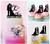 TC0004 You and Me Marry Party Wedding Birthday Acrylic Cake Topper Cupcake Toppers Decor Set 11 pcs