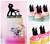 TC0044 You and Me Couple Party Wedding Birthday Acrylic Cake Topper Cupcake Toppers Decor Set 11 pcs