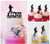 TC0104 I Love Running Party Wedding Birthday Acrylic Cake Topper Cupcake Toppers Decor Set 11 pcs