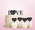 TC0216 Love Heart Party Wedding Birthday Acrylic Cake Topper Cupcake Toppers Decor Set 11 pcs