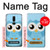 S3029 Cute Blue Owl Case For OnePlus 6
