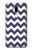 S2345 Navy Blue Shavron Zig Zag Pattern Case For LG G7 ThinQ