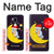 S2849 Cute Sleepy Owl Moon Night Case For LG G7 ThinQ