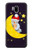 S2849 Cute Sleepy Owl Moon Night Case For LG G7 ThinQ