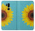 S3039 Vintage Sunflower Blue Case For LG G7 ThinQ