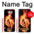 S0493 Music Note Burn Case For LG V30, LG V30 Plus, LG V30S ThinQ, LG V35, LG V35 ThinQ