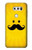 S1145 Yellow Mustache Sun Case For LG V30, LG V30 Plus, LG V30S ThinQ, LG V35, LG V35 ThinQ