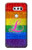 S2900 Rainbow LGBT Lesbian Pride Flag Case For LG V30, LG V30 Plus, LG V30S ThinQ, LG V35, LG V35 ThinQ